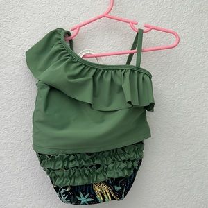 Toddler swimsuit- ruffle butts